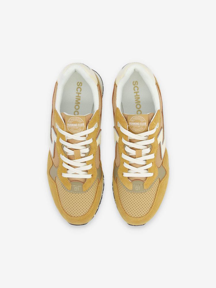 CAPE CODE RUNNER M - SUEDE/MESH/NAP. - CAMEL/WHITE